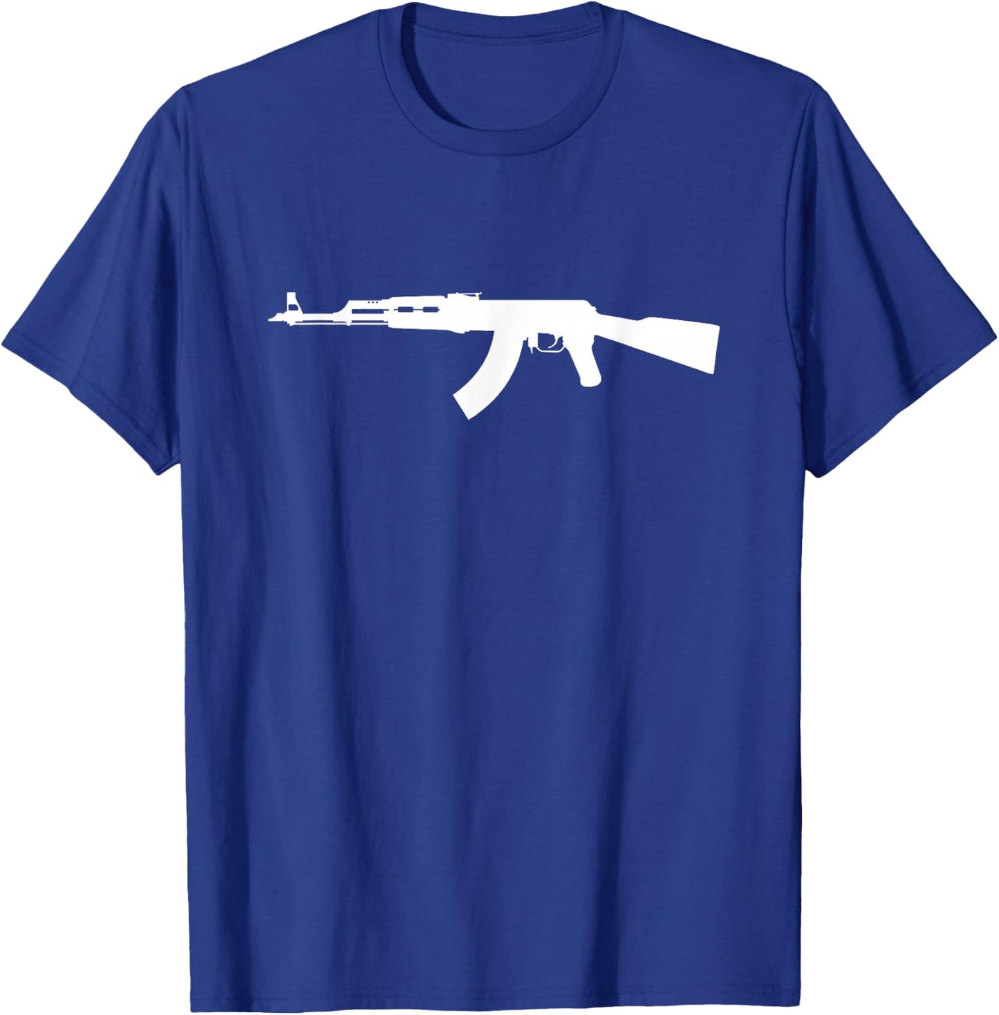 AK47 Kalashnikov Black -Adults T-Shirt - T-Shirt | Royal