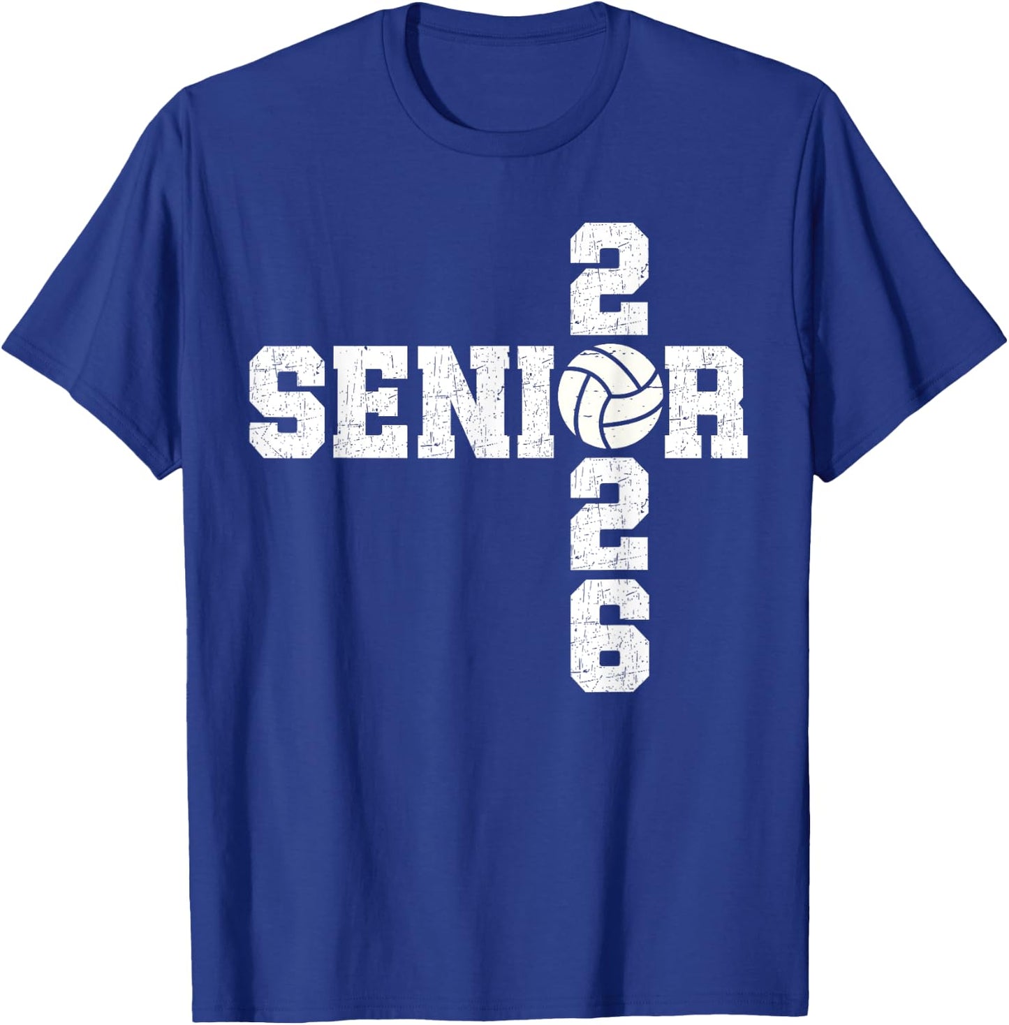 Senior Class of 2026 Volleyball Seniors Back to School 2026 T-Shirt - T-Shirt | Royal