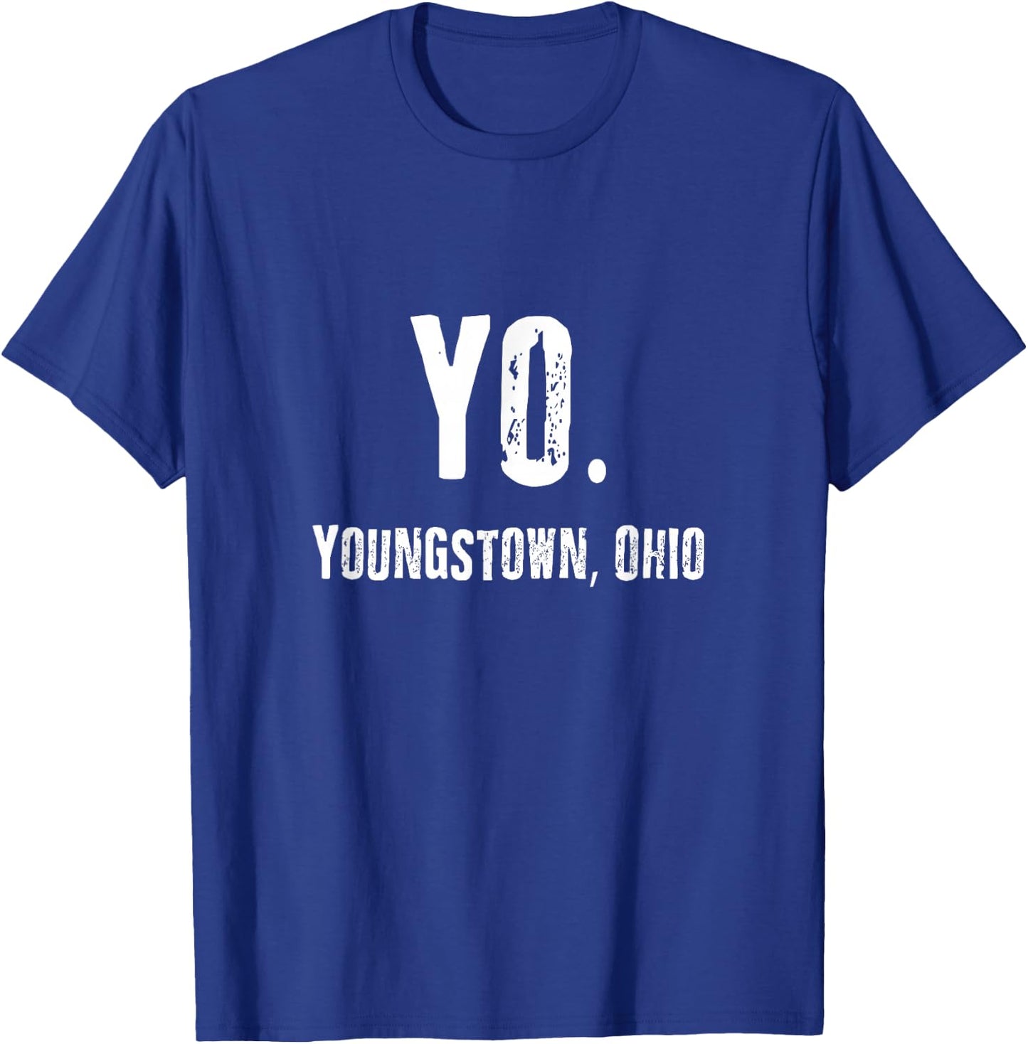 YO. Youngstown, Ohio. Midwest City T-Shirt - T-Shirt | Royal