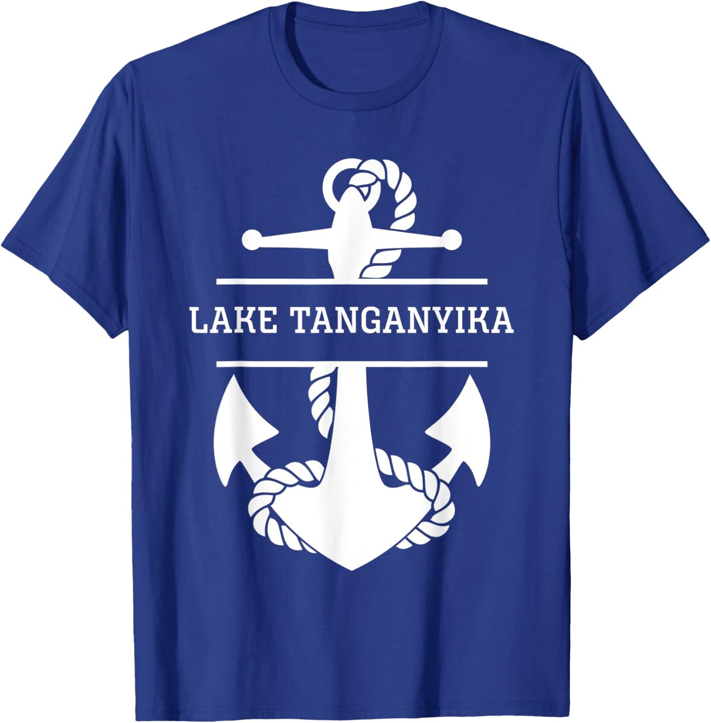 Lake Tanganyika Africa Nautical T-Shirt - T-Shirt | Royal