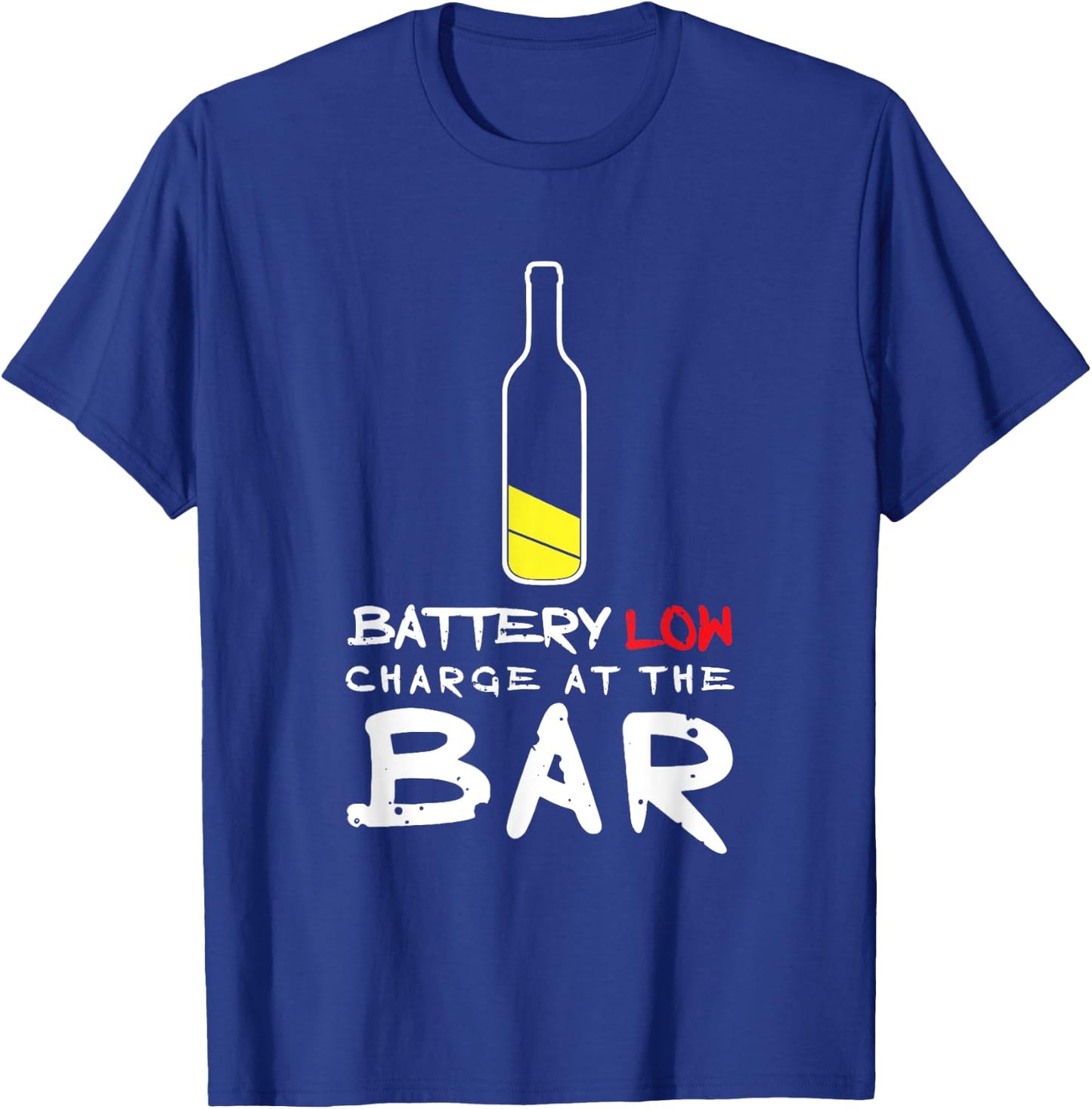 Funny Beer Drinking Charge at the Bar Alcohol Shirt T-Shirt - T-Shirt | Royal