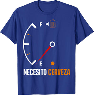 Mexican beer necesito cerveza cool & funny sayings T-Shirt - T-Shirt | Royal