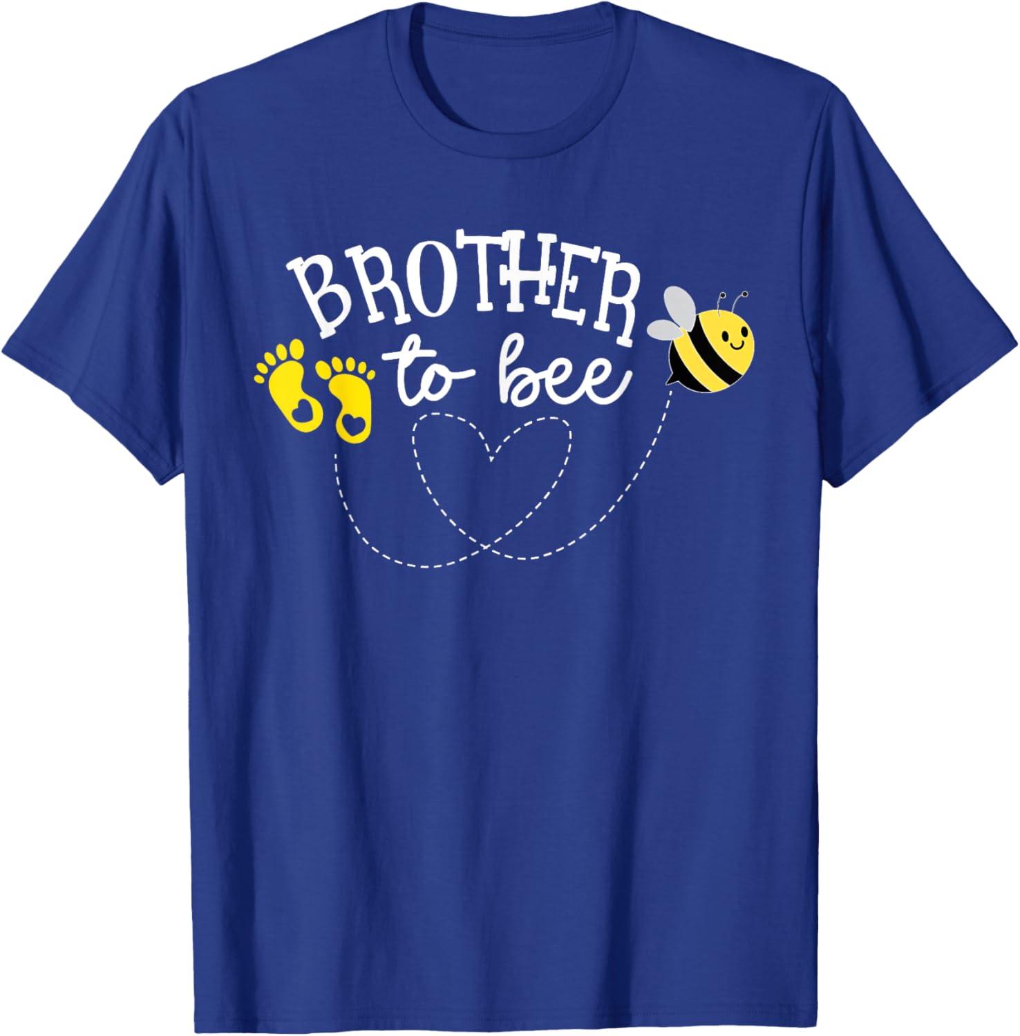 Brother to Bee Pregnancy Announcement Baby Shower T-Shirt - T-Shirt | Royal