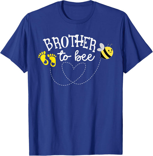 Brother to Bee Pregnancy Announcement Baby Shower T-Shirt - T-Shirt | Royal