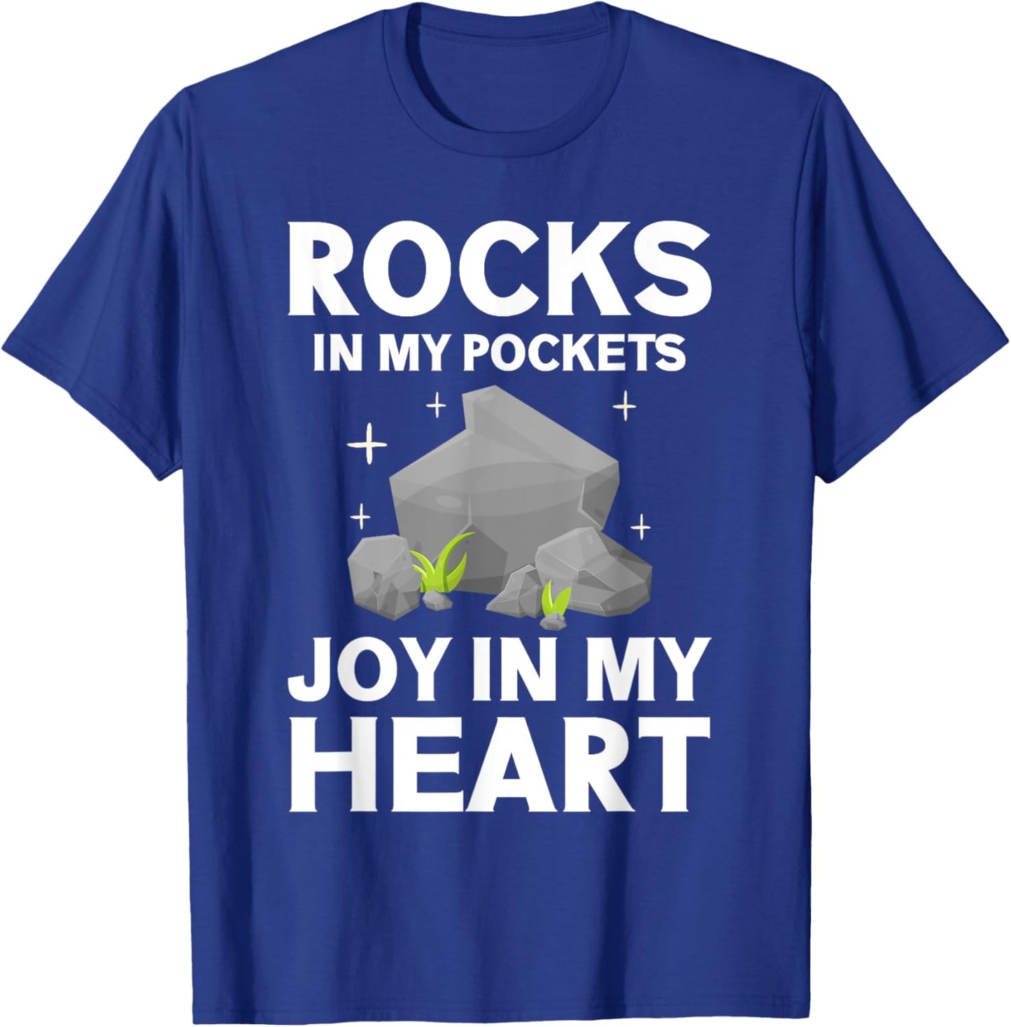Rocks in My Pockets Joy in My Heart Mineral Collection T-Shirt - T-Shirt | Royal