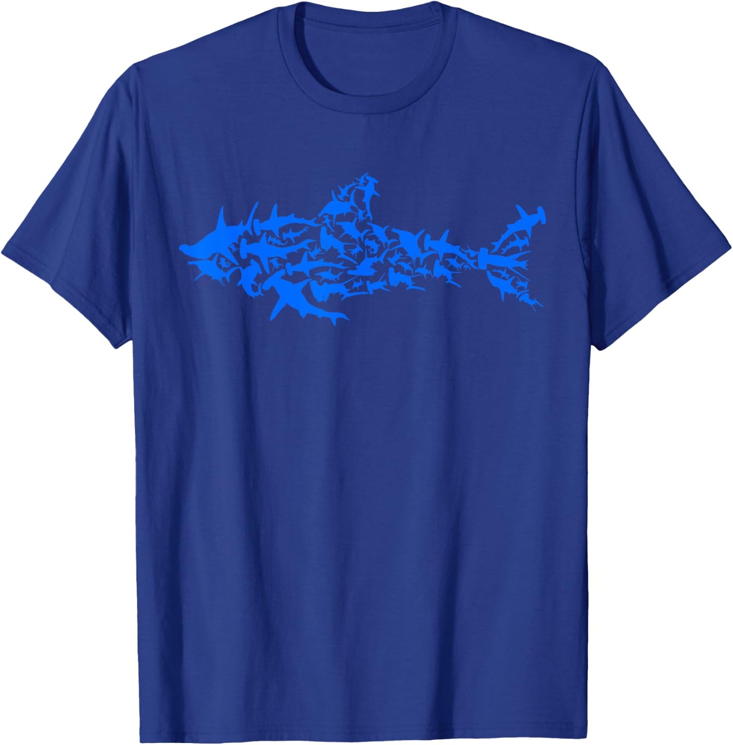 Shark Silhouette - Shark Fish - Sharks T-Shirt - T-Shirt | Royal