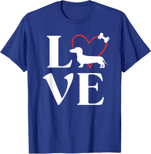 Dachshund Gifts Love Dogs Dog Mama T-Shirt - T-Shirt | Royal