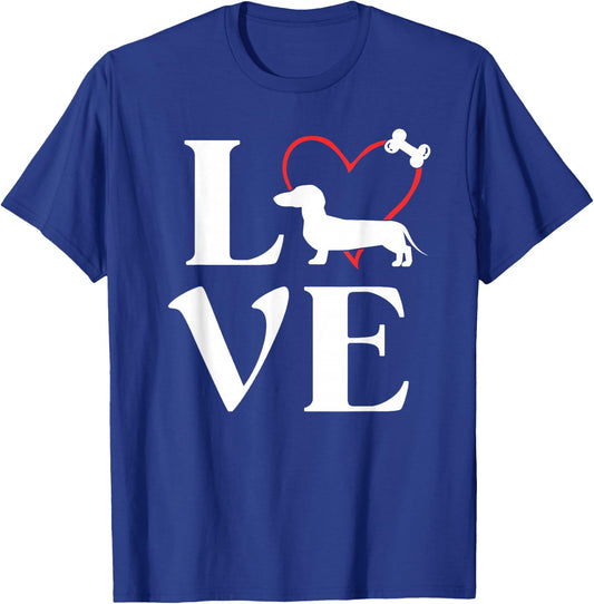 Dachshund Gifts Love Dogs Dog Mama T-Shirt - T-Shirt | Royal