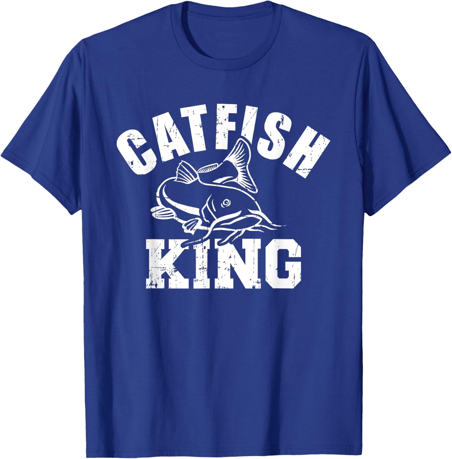 Catfish King Fishing T-Shirt - T-Shirt | Royal