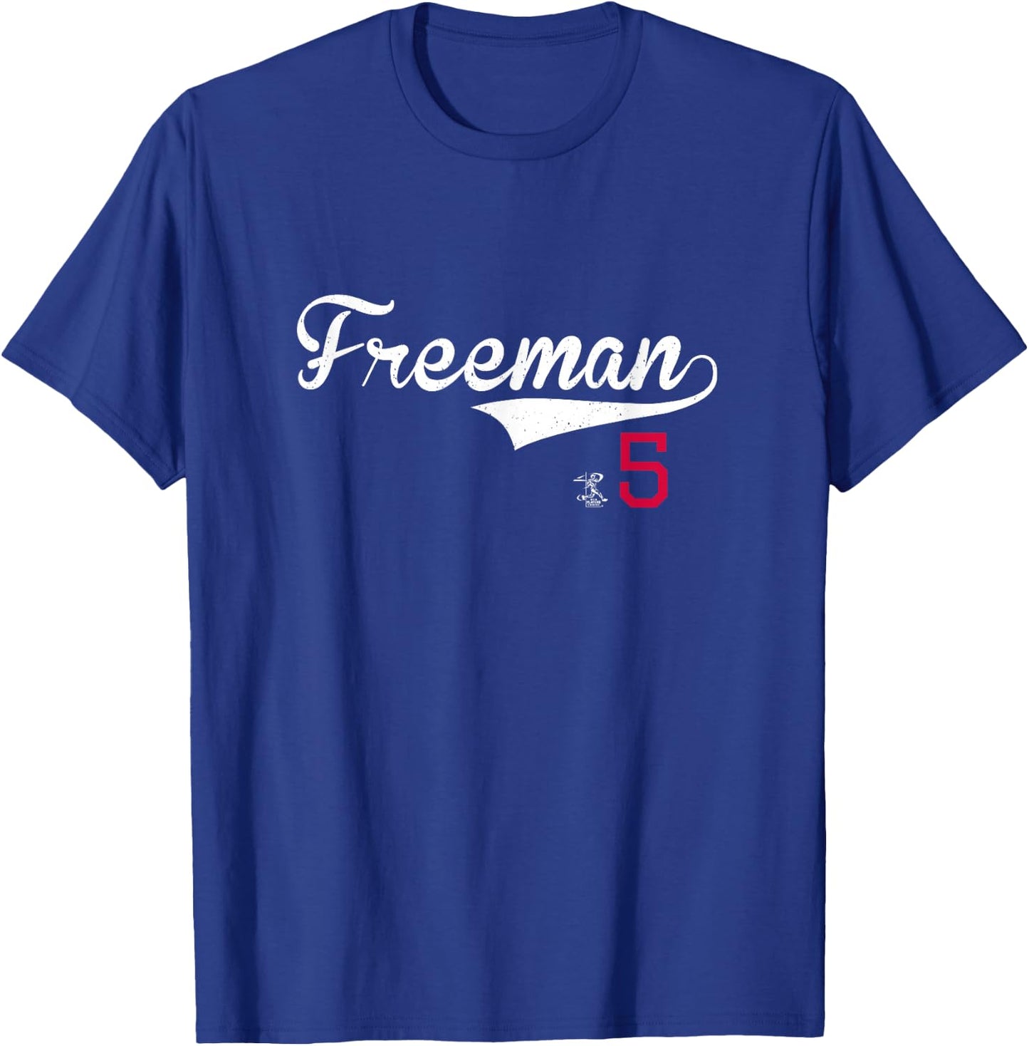 Freddie Freeman Vintage Gameday Los Angeles Baseball MLBPA T-Shirt - T-Shirt | Royal