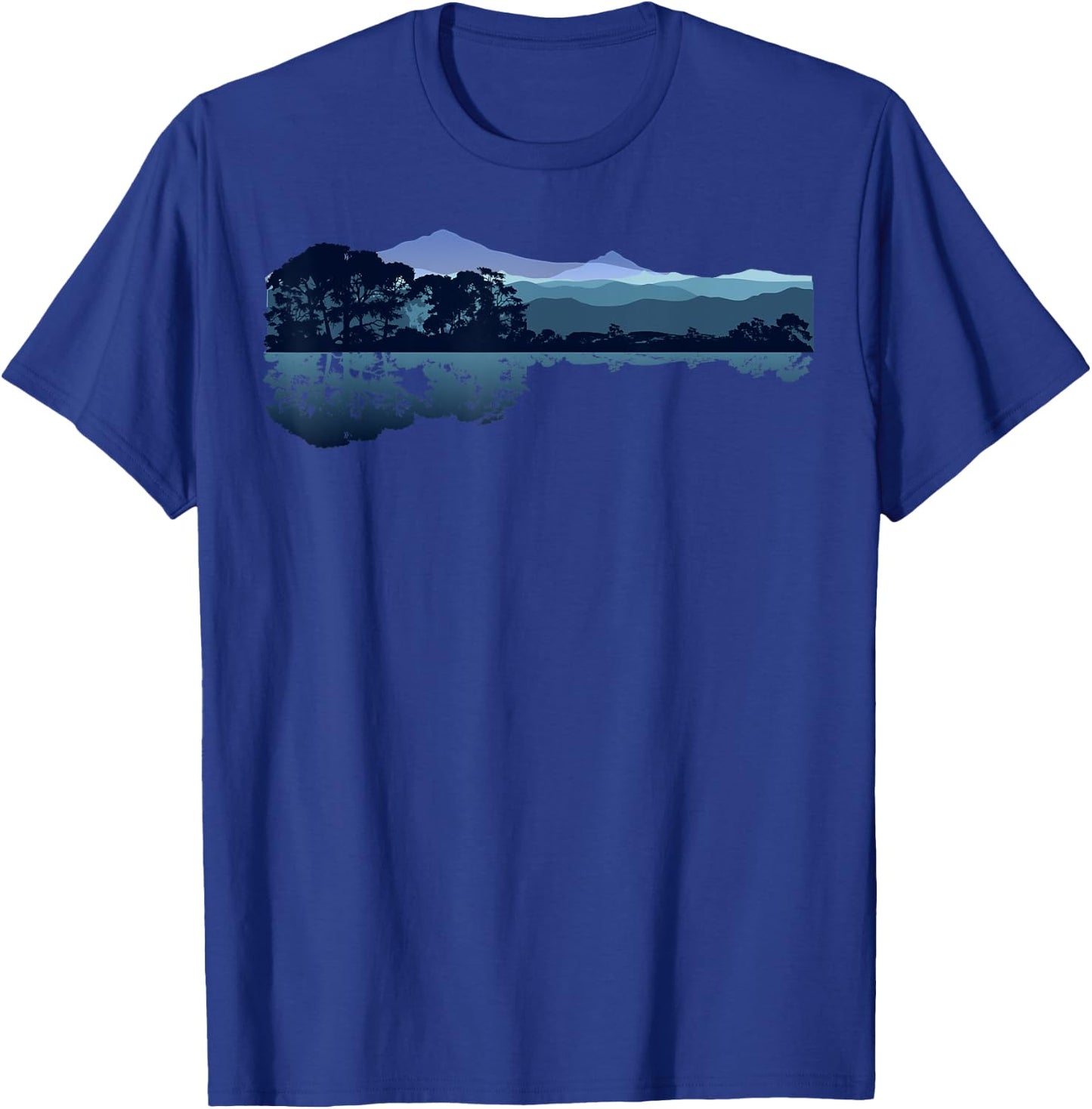 Nature Guitar | Cute Music Environment Lovers Gift T-Shirt - T-Shirt | Royal