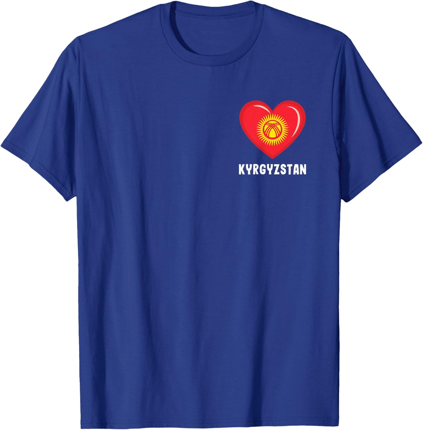 Kyrgyzstan Flag Shirt | Kyrgyzstani T-Shirt - T-Shirt | Royal