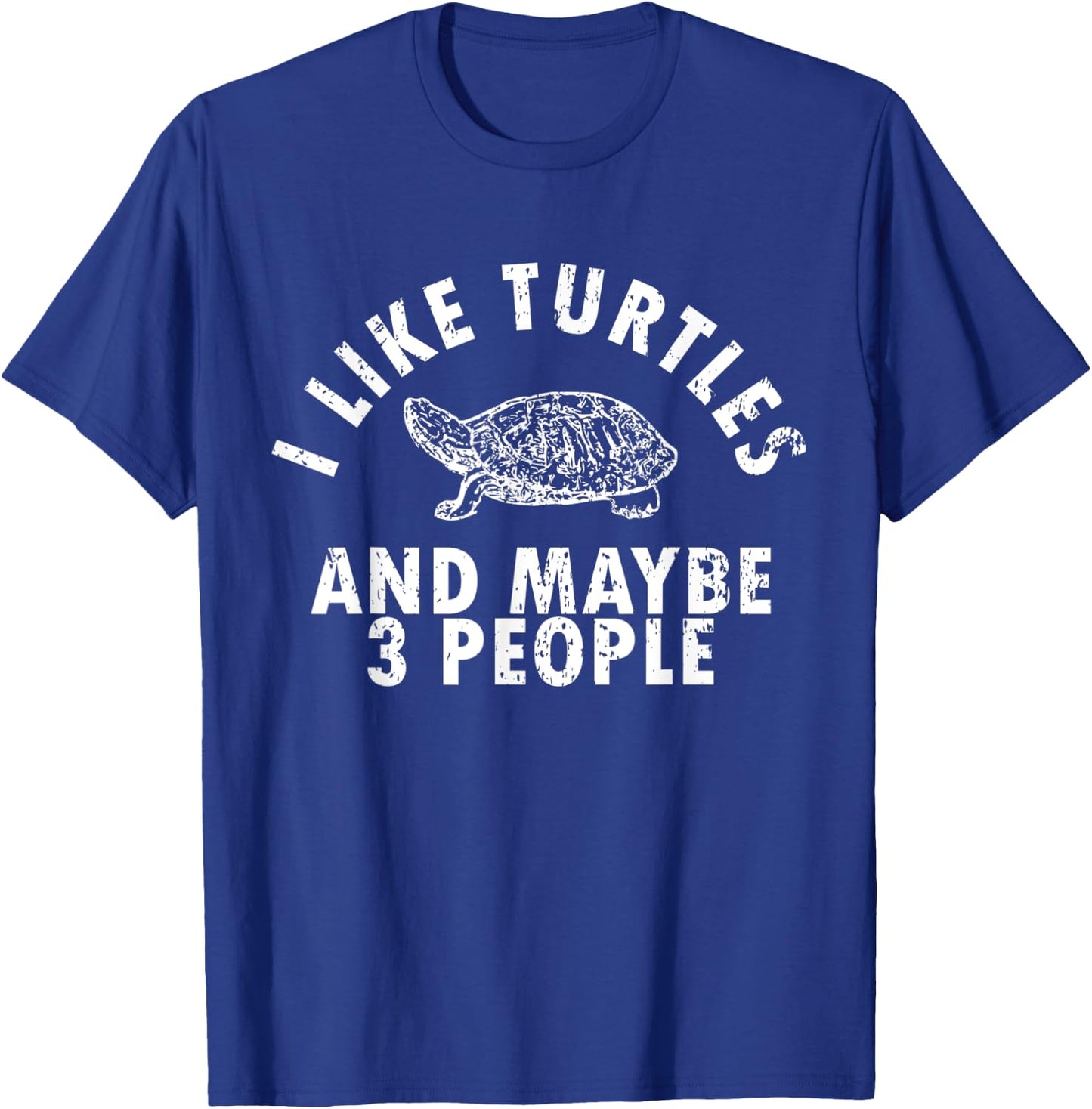 I Like Turtles Funny Gift Turtle Owner Pet Animal Friend T-Shirt - T-Shirt | Royal