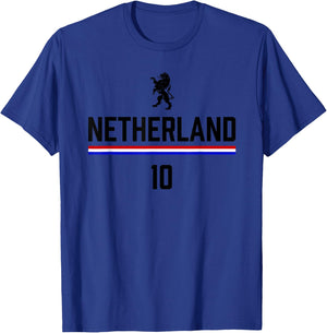 Netherlands Soccer Jersey, Oranje Football Holland T-Shirt - T-Shirt | Royal
