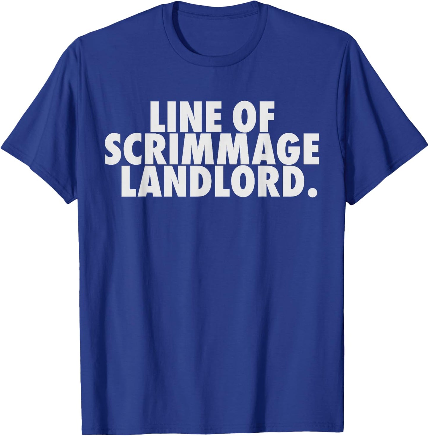 Offensive Line Shirt Lineman Christmas Gift Funny Football T-Shirt - T-Shirt | Royal