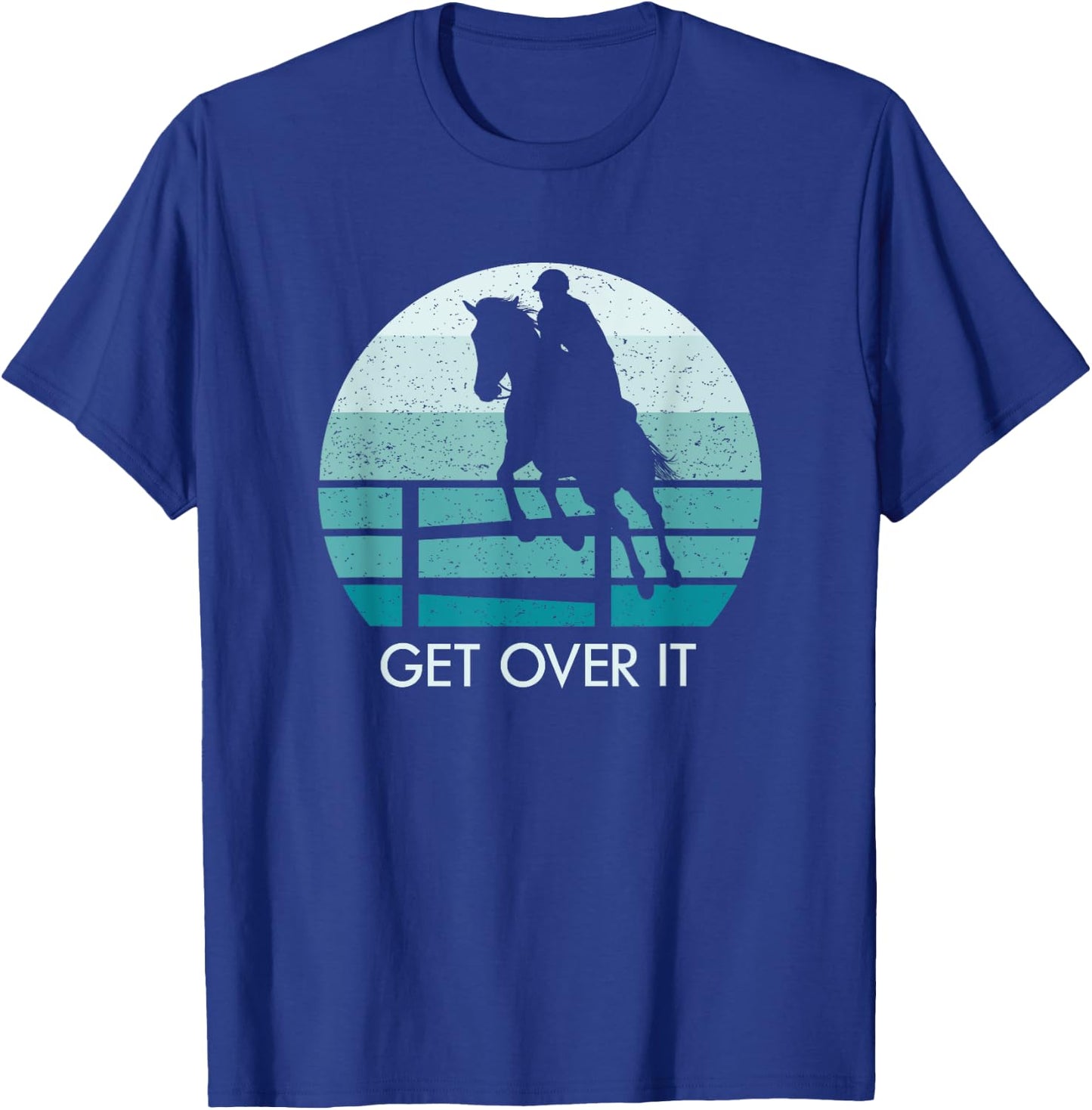 Equestrian Horse Show Jumping T-Shirt - T-Shirt | Royal
