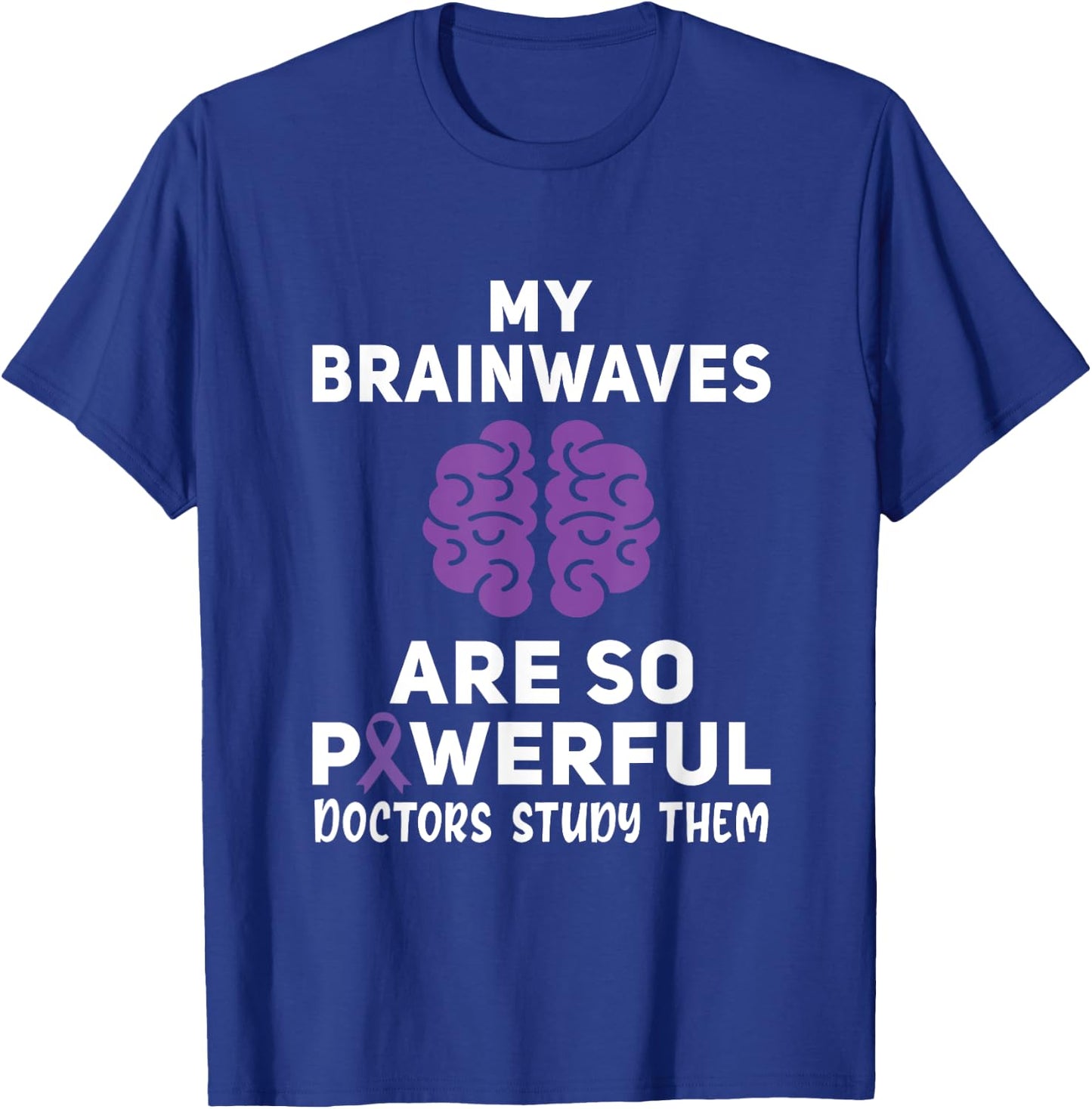 For purple Ribbon Warrior & Supporters - Epilepsy Awareness T-Shirt - T-Shirt | Royal