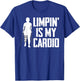 Broken Ankle Surgery Recovery Fractured Ankle Funny Cardio T-Shirt - T-Shirt | Royal