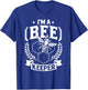 I'm a (Bee)Keeper - Funny Honey Bee Beekeeper Gift T-Shirt - T-Shirt | Royal