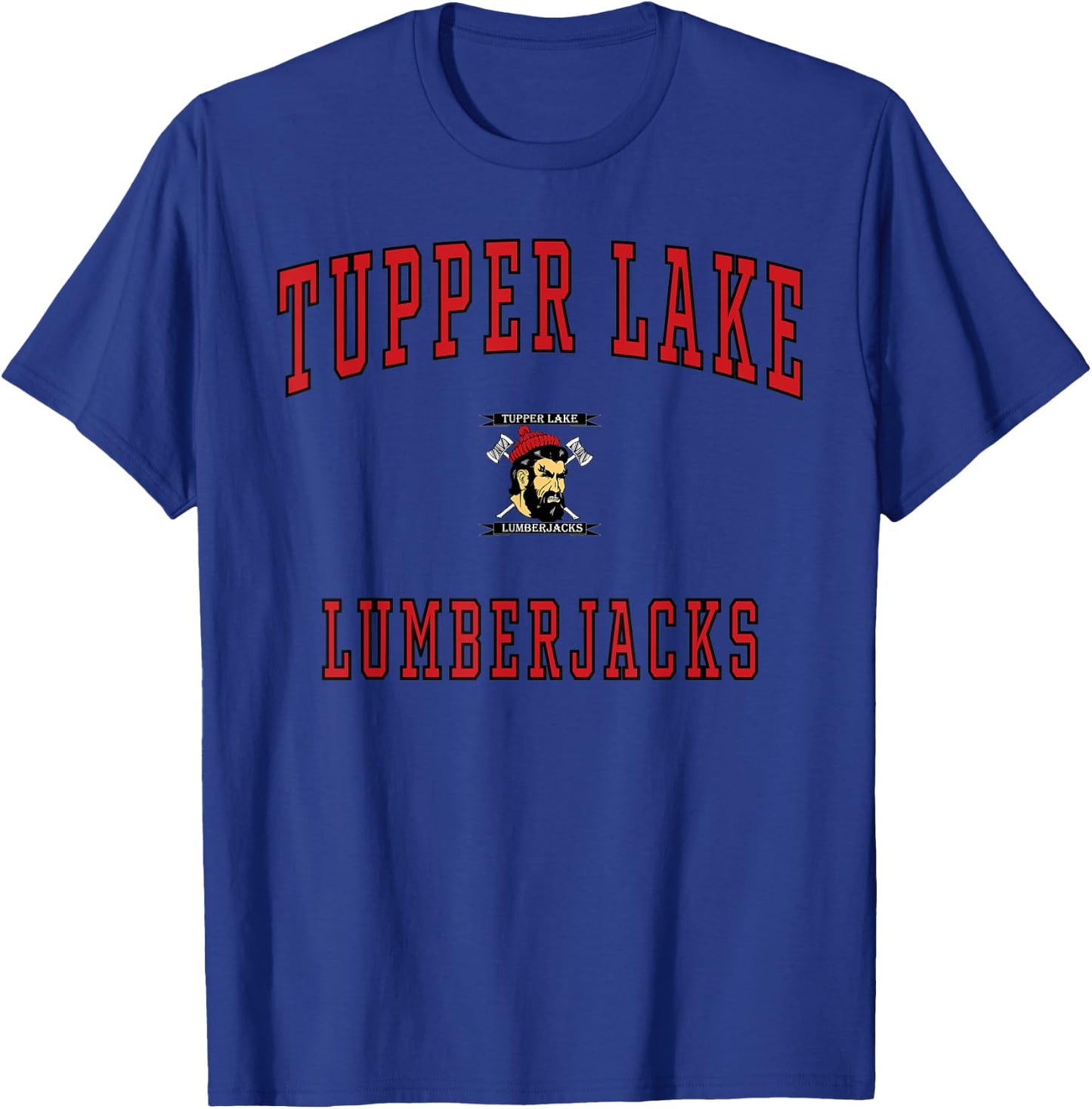 Tupper Lake High School Lumberjacks T-Shirt - T-Shirt | Royal