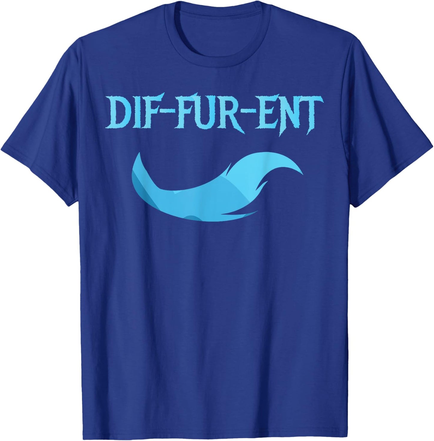 Diffurent Furry Fandom Furries Fan Designs Men Women Kids T-Shirt - T-Shirt | Royal