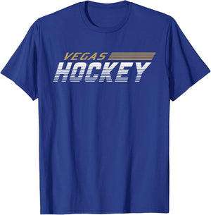 Vegas Hockey | Blades of Steel Gameday Fan Gear T-Shirt - T-Shirt | Royal