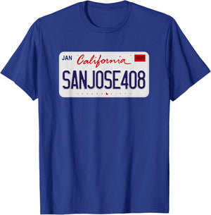 San Jose 408 Shirt, Shark City,Hella San Jose, Shark Tank SJ T-Shirt - T-Shirt | Royal