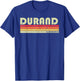 DURAND MI MICHIGAN Funny City Home Roots Gift Retro 70s 80s T-Shirt - T-Shirt | Royal