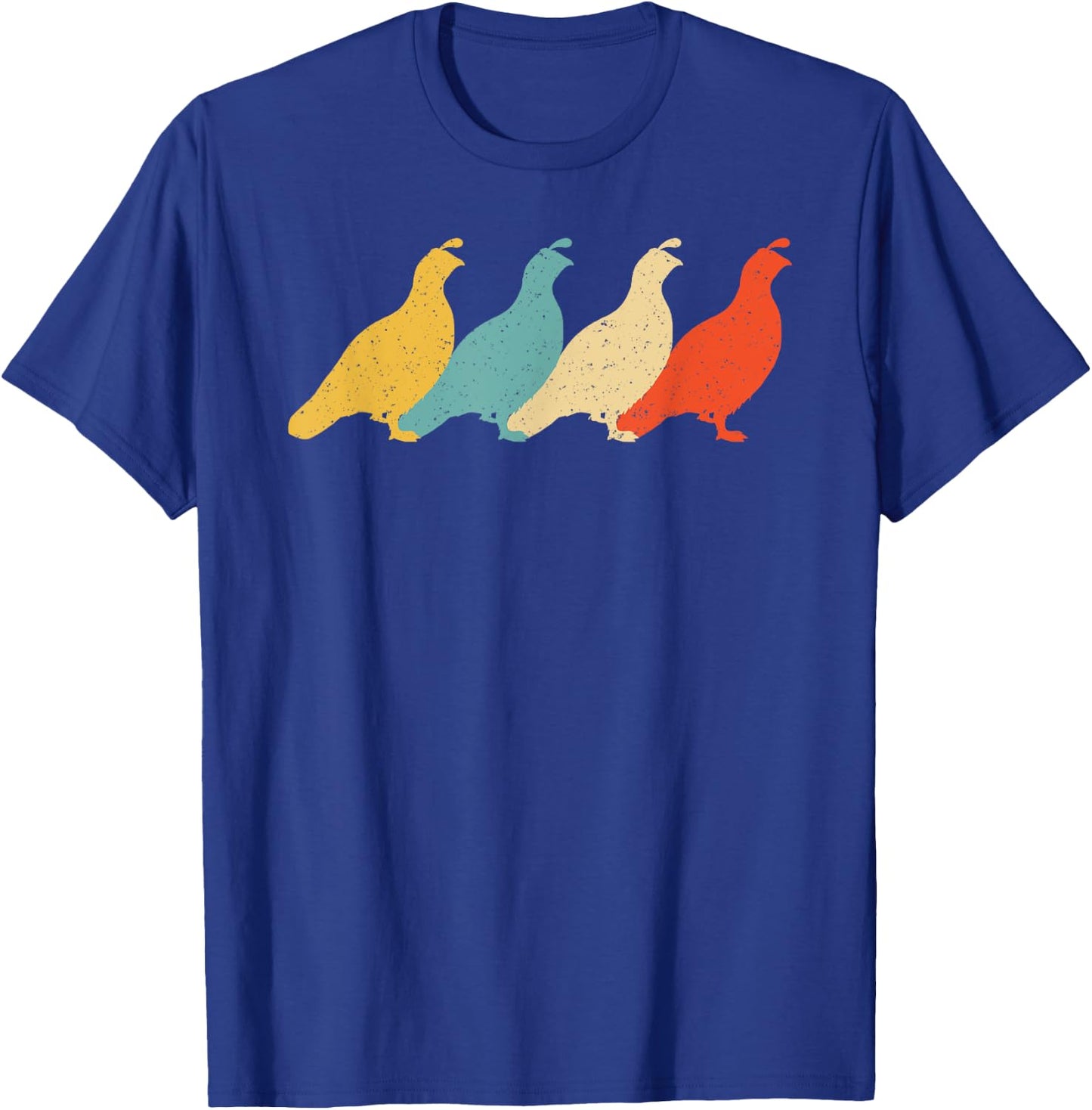 Partridge Vintage Retro Bird Quail Grouse Lover 60s 70s Gift T-Shirt - T-Shirt | Royal