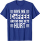 Coffee Lover Father, Mom, Teacher, Men-Women Funny Sarcastic T-Shirt - T-Shirt | Royal