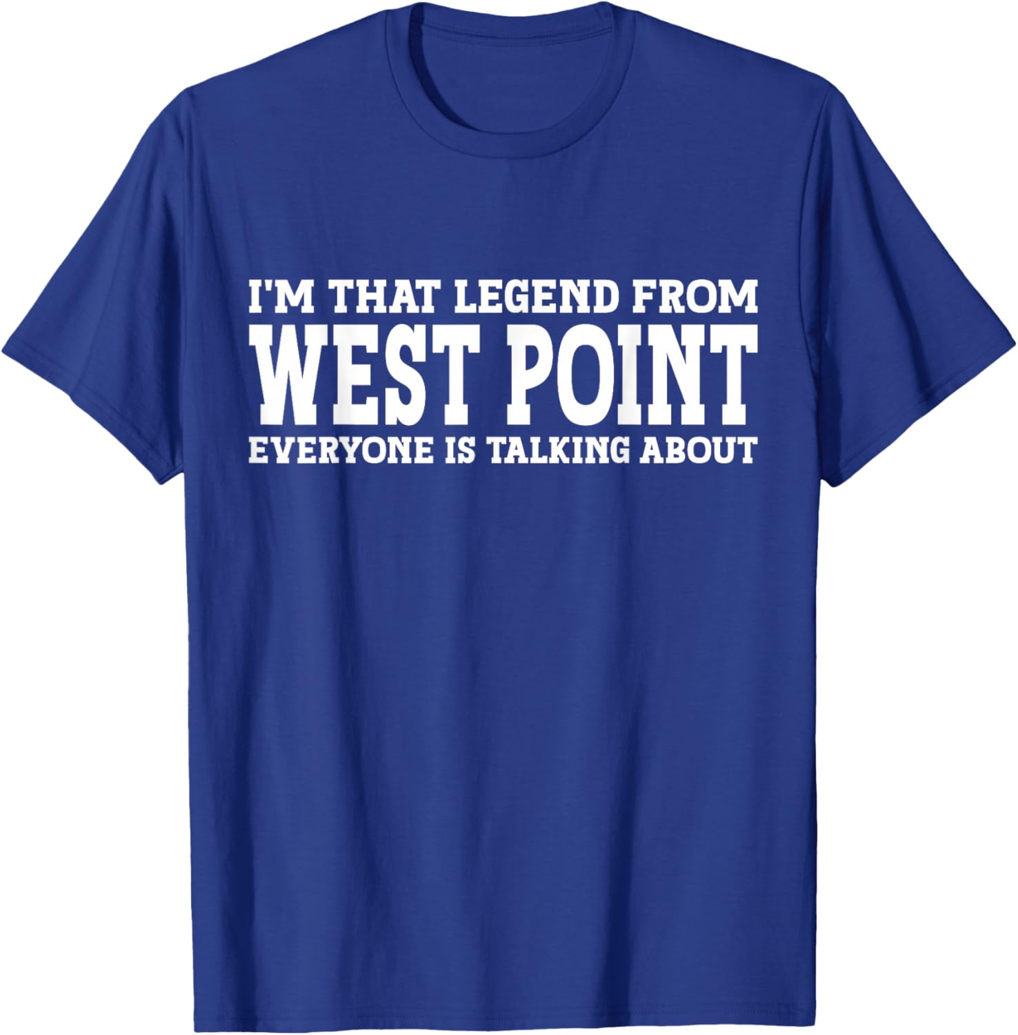 West Point Hometown UT Utah Home Roots Funny City West Point T-Shirt - T-Shirt | Royal