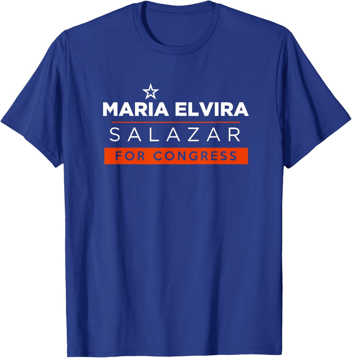 Maria Elvira Salazar 2026 for Congress Florida FL27 T-Shirt - T-Shirt | Royal