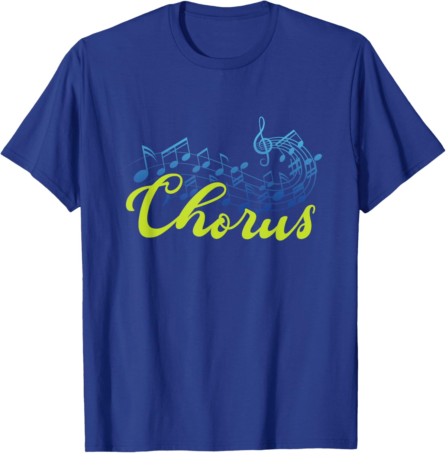 Chorus Choral Music Choir Singer Concert Singing Tenor Gift T-Shirt - T-Shirt | Royal