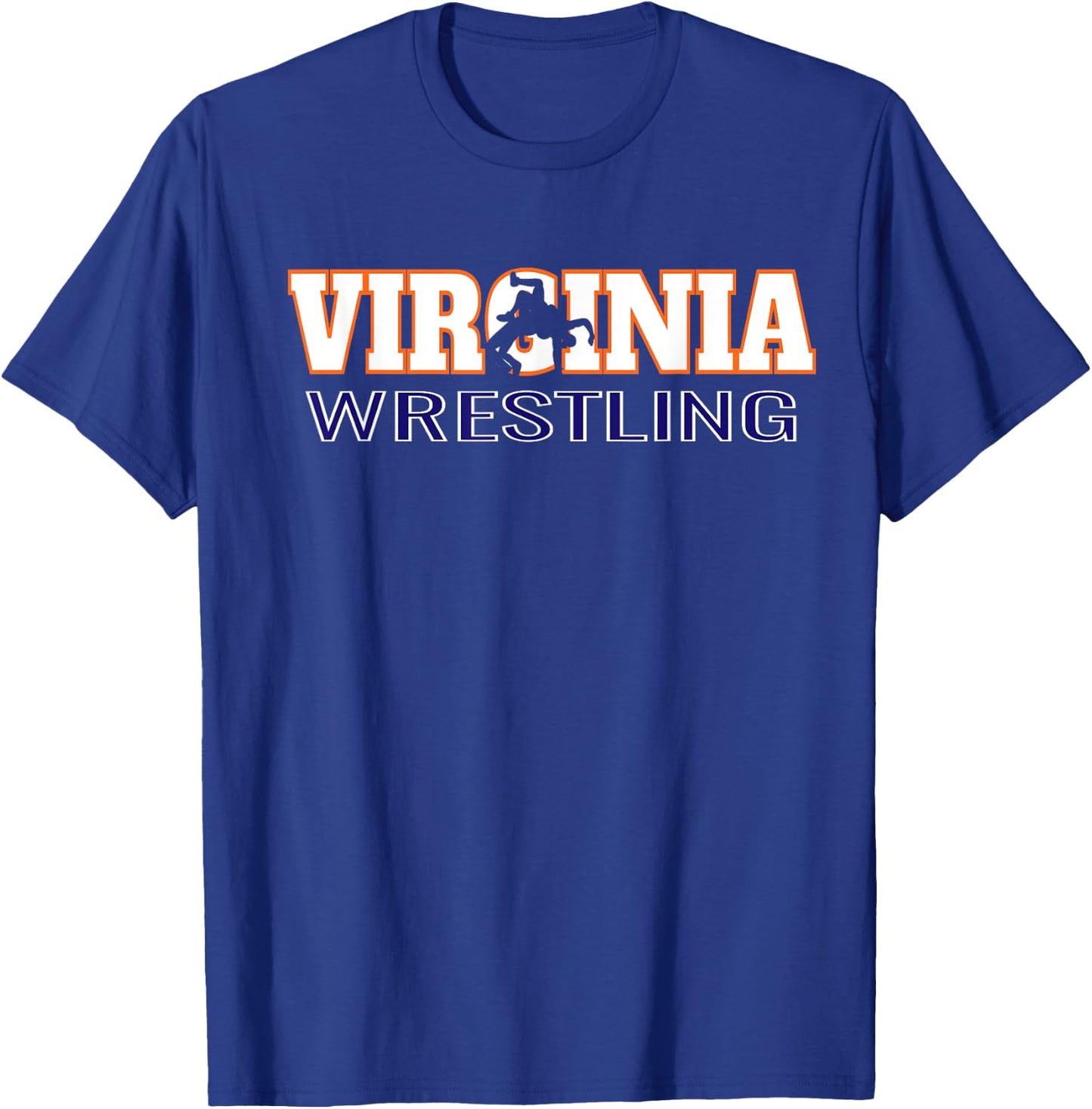 Virginia Wrestling Freestyle Wrestler Team State Pride Gift T-Shirt - T-Shirt | Royal