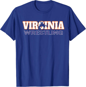 Virginia Wrestling Freestyle Wrestler Team State Pride Gift T-Shirt - T-Shirt | Royal