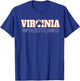 Virginia Wrestling Freestyle Wrestler Team State Pride Gift T-Shirt - T-Shirt | Royal