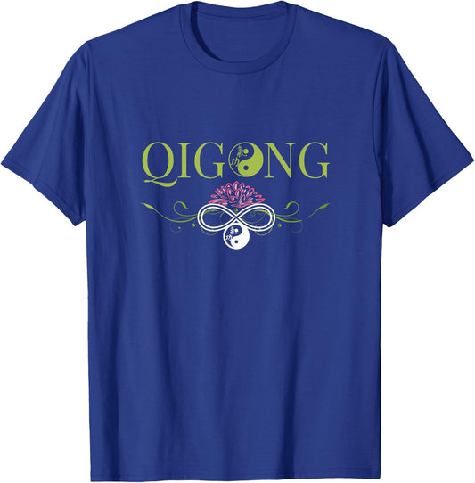 Qi Gong clothing for Tai Chi exercises with Chigong and Yoga T-Shirt - T-Shirt | Royal