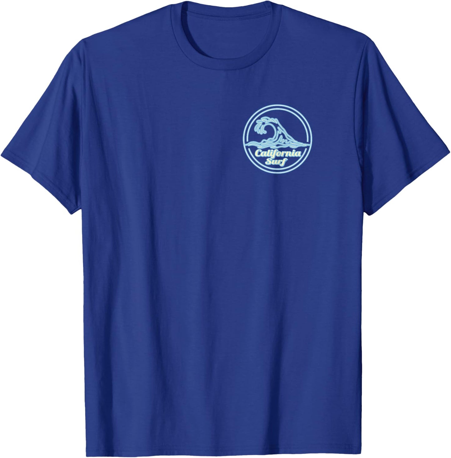 Malibu Beach Big Wave Surf Club, surfing graphic Women T-Shirt - T-Shirt | Royal