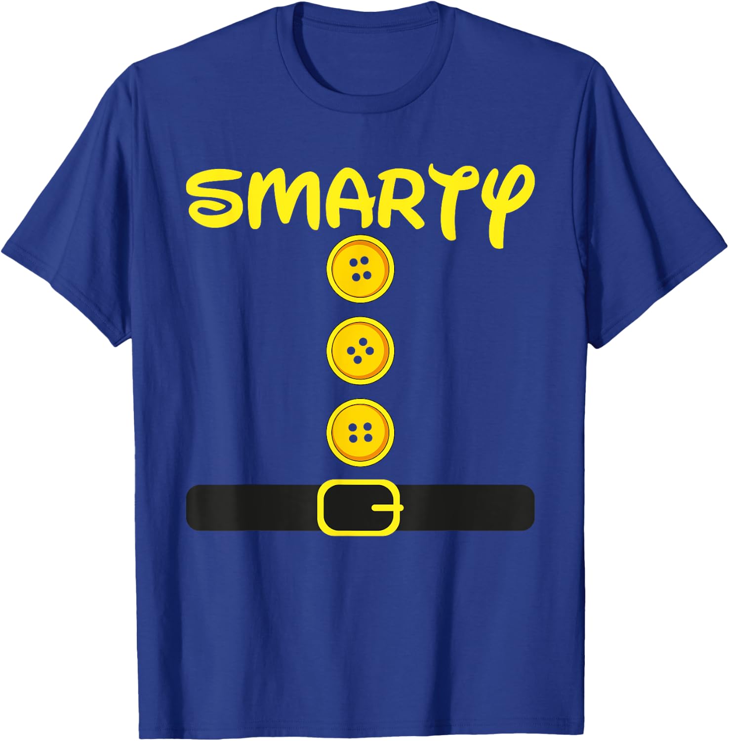 Smarty Dwarf Halloween Family Group Color Matching Costume T-Shirt - T-Shirt | Royal