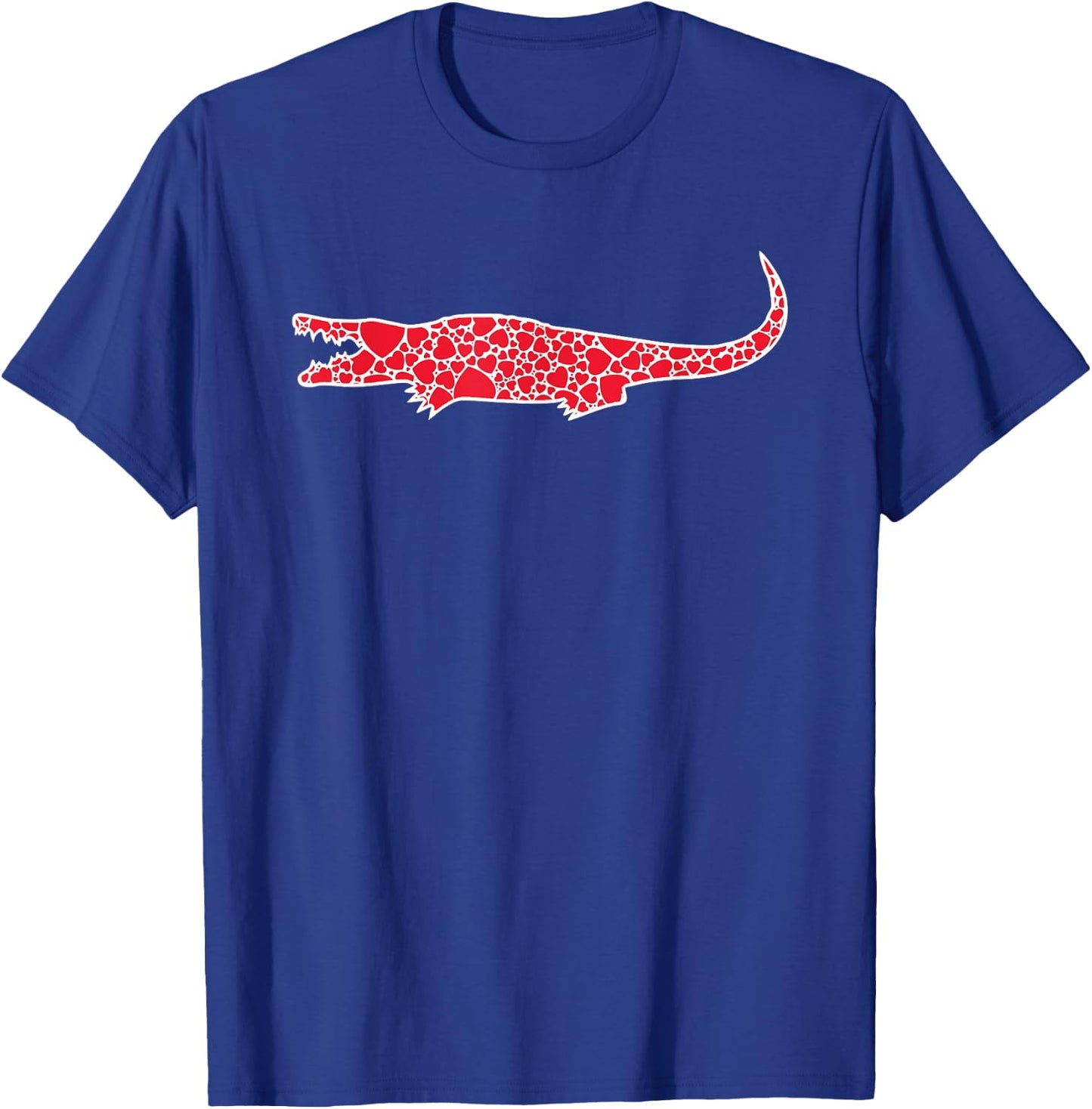 Gharial Hearts Valentine's Day Gavial Animal Lover Girl Gift T-Shirt - T-Shirt | Royal
