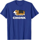 Kawaii Fat Chonk Chonky Kids Basset Hound Lover T-Shirt - T-Shirt | Royal
