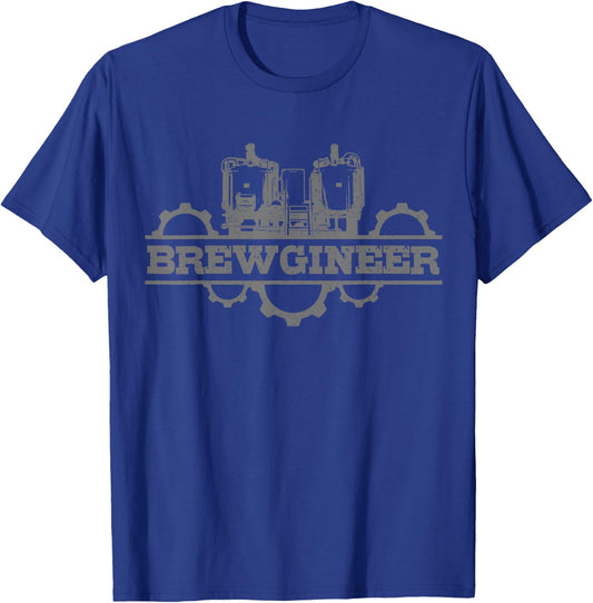 Beer Brewer Brewgineer Homebrewing Craft Beer Brewmaster T-Shirt - T-Shirt | Royal
