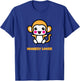 Cute Kawaii Monkey Anime Graphic Funny Animal Lover T-Shirt - T-Shirt | Royal