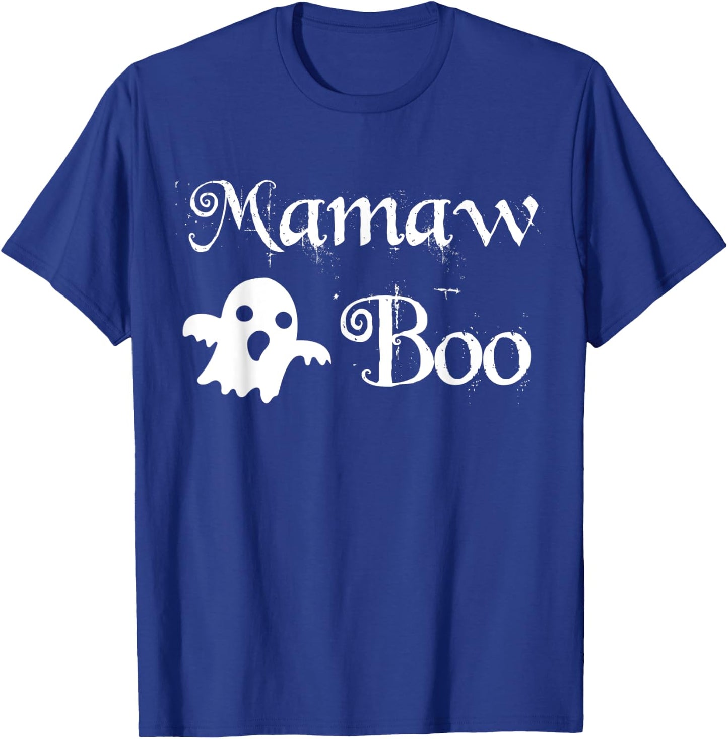 Mamaw Boo Funny Halloween Matching Family Gift T-Shirt - T-Shirt | Royal