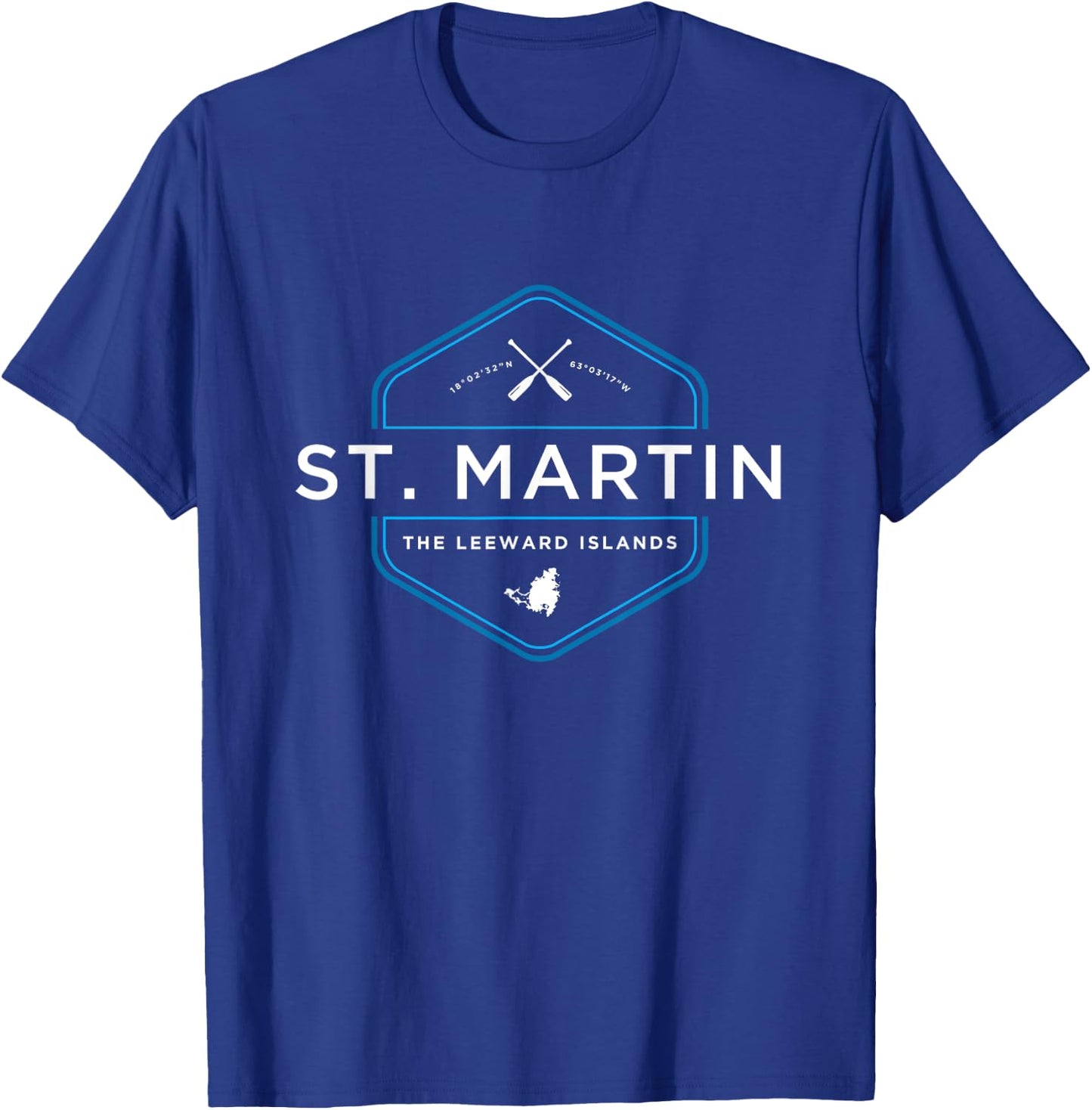 St. Martin Maarten Beach Graphic T-Shirt - T-Shirt | Royal