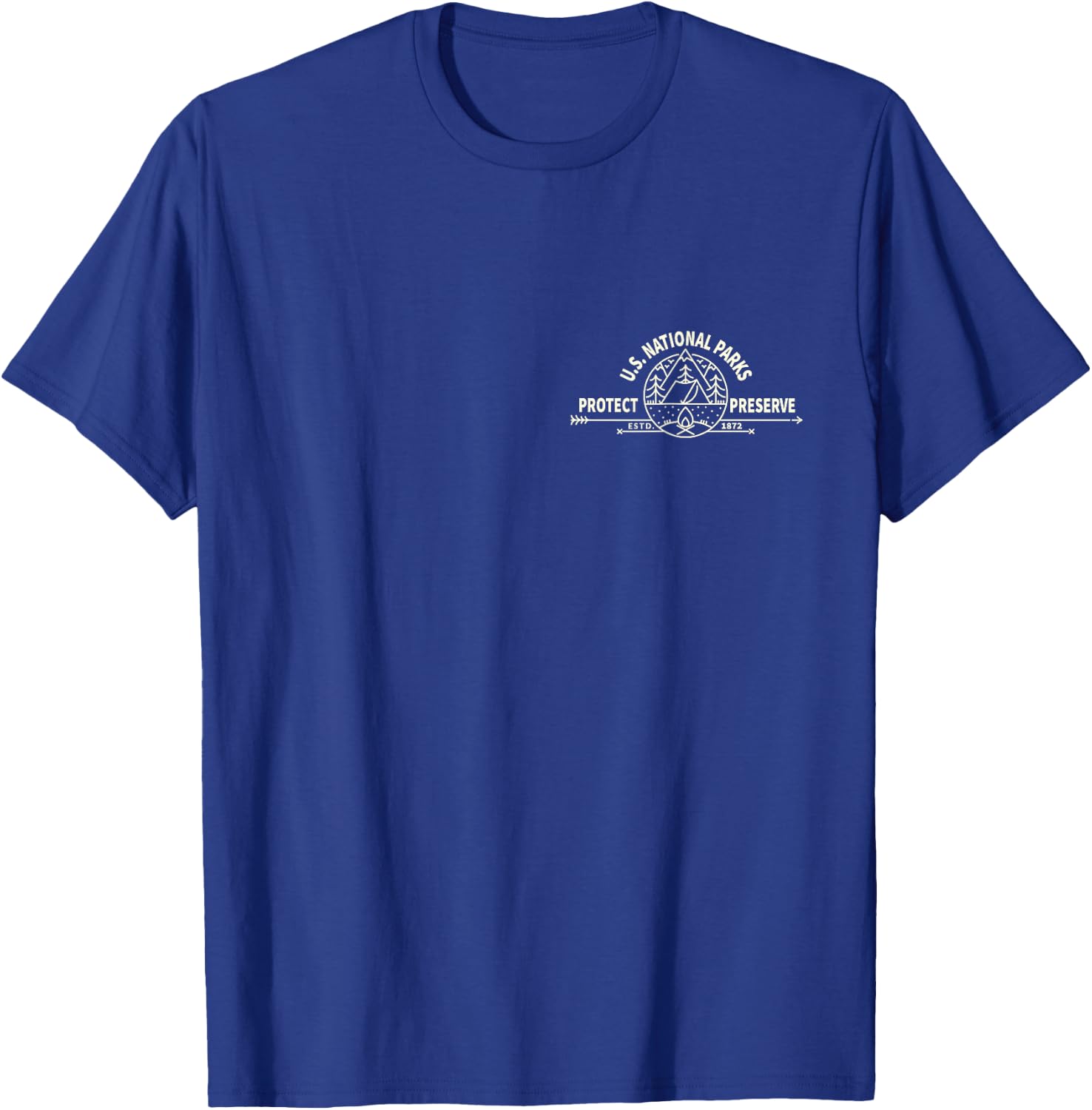 U.S. National Park Preserve & Protect The US National Parks T-Shirt - T-Shirt | Royal