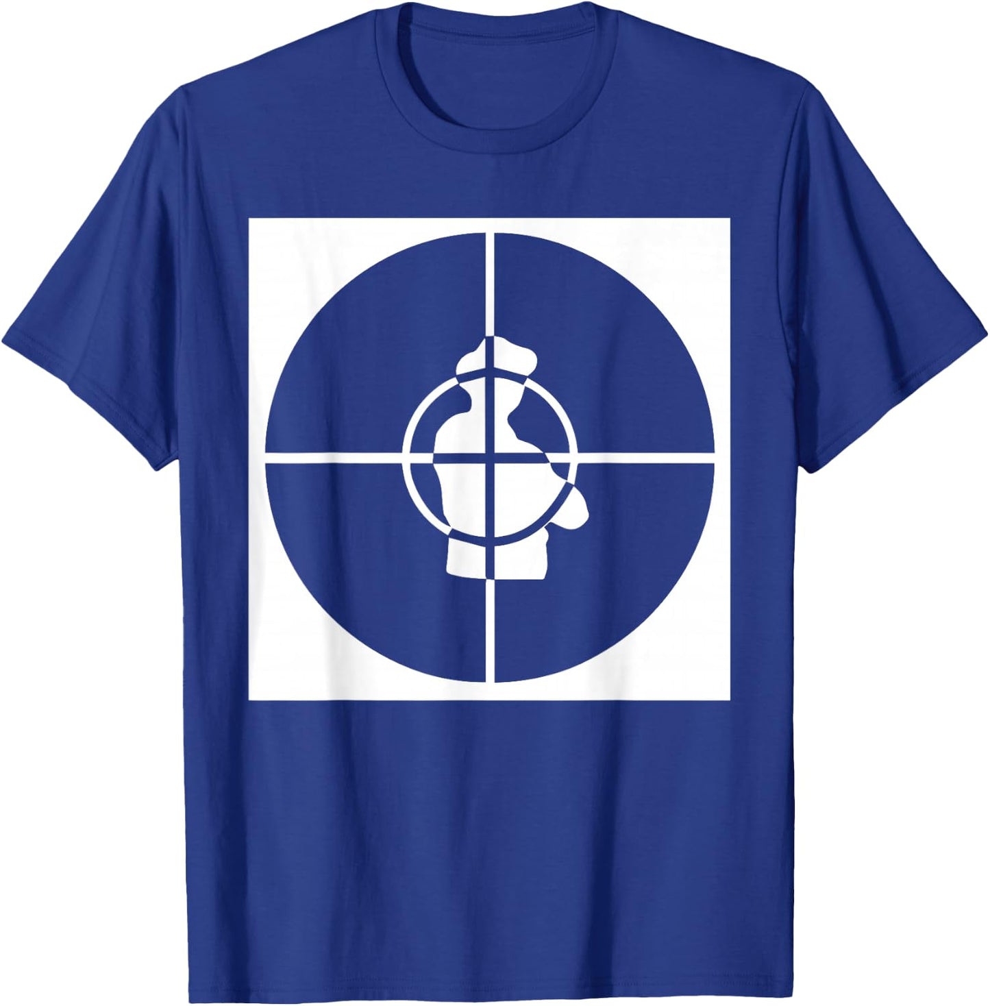 Public Enemy Big Target Logo T-Shirt - T-Shirt | Royal