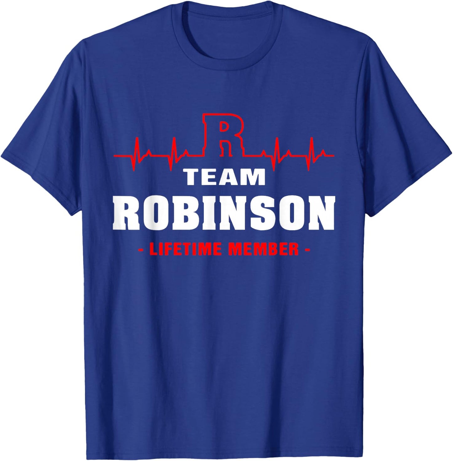 ROBINSON surname proud Family Team ROBINSON lifetime member T-Shirt - T-Shirt | Royal