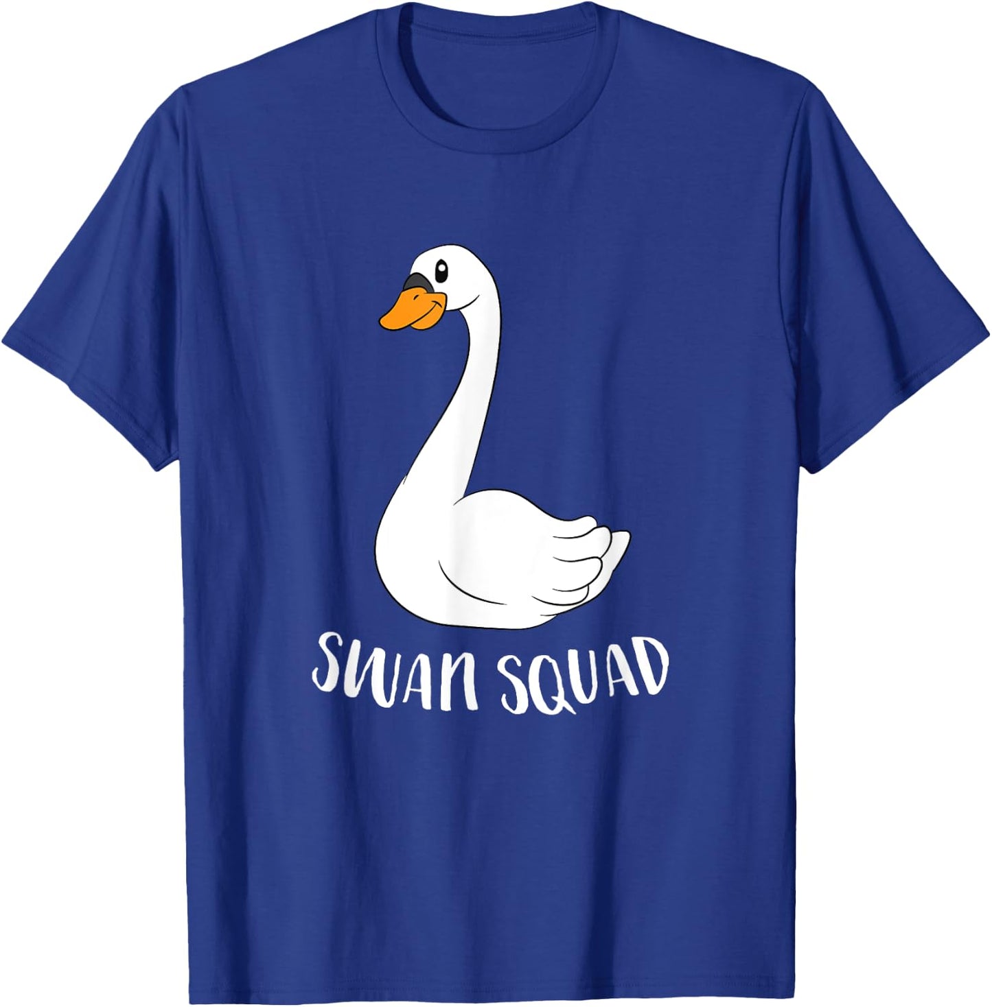 Cute Swan Squad Funny Team Swans T-Shirt - T-Shirt | Royal