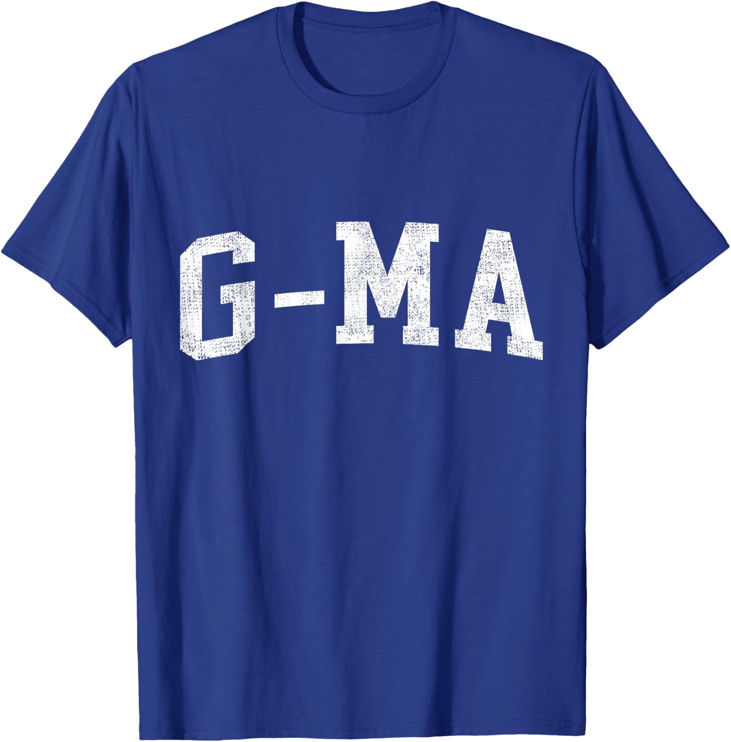 G-Ma Family Matching Vintage Mother's Day G-Ma Classic Bold Font G-Ma Birthday Gift T-Shirt - T-Shirt | Royal